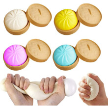 (4pc-a1, -) 2026 uusi dumpling pehmo stressipallo – päivitetty fidget sensorinen pallo toimistoon kotiin rentoutus