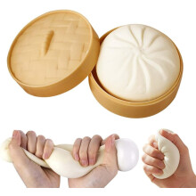 (White, -) 2026 uusi dumpling pehmo stressipallo – päivitetty fidget sensorinen pallo toimistoon kotiin rentoutus