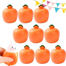 (9pcs, -) Zanahoria conejo exprimir Pascua 2026 3 pack canasta rellenos adultos niños