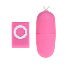 Œuf vibrant télécommandé rose, discret, puissant et doux au toucher pour une stimulation intime confortable