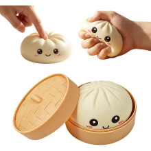 (Beige, -) 2026 nový knedlíkový mačkací protistresový míček – vylepšený fidget senzorický míček pro kancelář domov relaxaci