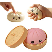 (Pink, -) Dumpling squishy antiestrés 2026 nuevo mejorado fidget sensorial oficina hogar relajación
