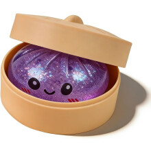 (Purple, -) Glitter dumpling pehmo boksi – pehmeä puristus dekompressio taikina ahdistuksen lievitykseen