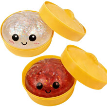 (2pcs-c, -) Glitter dumpling pehmo boksi – pehmeä puristus dekompressio taikina ahdistuksen lievitykseen