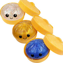 (3pcs-a, -) Glitter dumpling pehmo boksi – pehmeä puristus dekompressio taikina ahdistuksen lievitykseen