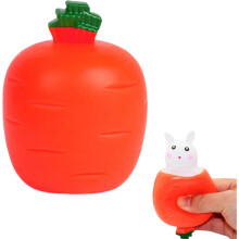 (White, -) Pop up porkkana pupu lelu – pehmo uutuus puristuslelut pääsiäisjuhliin