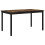 VidaXL vidaXL Dining Tables 140 x 80 x 75 cm METAL 2
