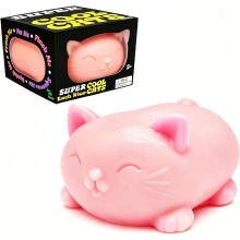 (04-pink, One Size) Cubo hielo azúcar malta squishy antiestrés lento suave exprimir fidget sensorial ansiedad alivio calma