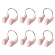 6PCS Swimming Nose Clip Anti-Choking Professional Swimming Wire Nose Clip Underwater Nose Protection