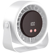 Small Desk Fan Rechargeable Quiet Desktop Cooling Supplies Rechargeable USB Fan for Summer Travel Hiking Backpacking A