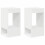 VidaXL vidaXL End Table 2 pcs White 30 x 30 x 56 cm Engineered Wood 2