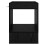 VidaXL vidaXL End Table Black Oak 40 x 40 x 56 cm Engineered Wood 5