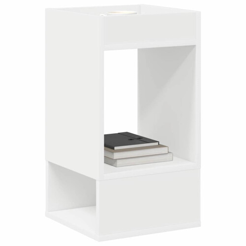 VidaXL vidaXL End Table 2 pcs White 30 x 30 x 56 cm Engineered Wood 2