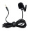 Lavalier Microphone Mic Stereo Audio  Wired Mic 3.5mm Plug for Sound Card Camera PC Desktop Computer 3 Meter 1