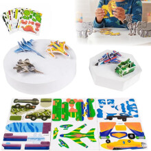 (#F, -) Puzzle insecte hârtie 25 buc