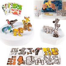 (#E, -) Puzzle insecte hârtie 25 buc