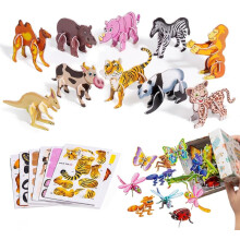 (#a, -) Puzzle insecte hârtie 25 buc