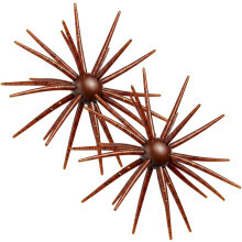 (2PCB, -) 4Pc Dice Bait – Fuzzy Baits for Bass Fishing, Floating TPR Swimbait with Reflective Stars