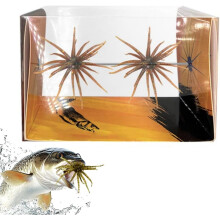 (Brown, 6cm) Tentacle Creature Lure – Soft Plastic Baits for Bass Fishing for Drop Shot & Wacky Rig
