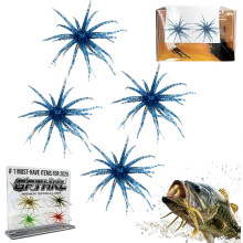 (Blue, 2 Set) Tentacle Creature Lure – Finesse Lifelike Slow-Sinking Soft Plastic for Bass Fishing
