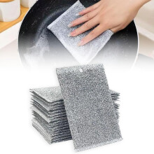 (10 Pcs, -) Mehrzweck Draht Spüllappen – Nicht Kratzend Metall Draht Spültuch verdickt für Küche