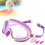 (Purple, -) Παιδικά γυαλιά κολύμβησης anti fog – κλιπ χωρίς διαρροή μάσκα καταδύσεων 1