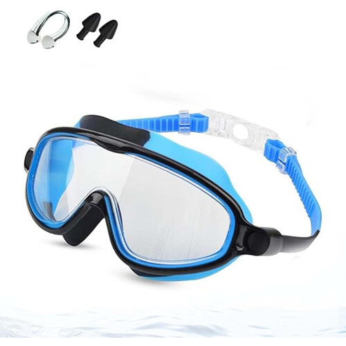 (Blue, -) Παιδικά γυαλιά κολύμβησης anti fog – κλιπ χωρίς διαρροή μάσκα καταδύσεων