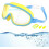 (Yellow, -) Παιδικά γυαλιά κολύμβησης anti fog – κλιπ χωρίς διαρροή μάσκα καταδύσεων 1