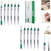 (Green-10PCS, -) 5 balenie Dlhá hlavová fixka na hlboké otvory – 20mm hlboký dosah permanentné fixky, rýchloschnúce