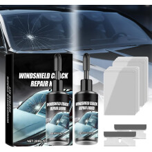 (-, 2PCS) Kit Pare-Brise Fissuré Réparation – Outil Pare-Brise Auto pour Réparer Impacts
