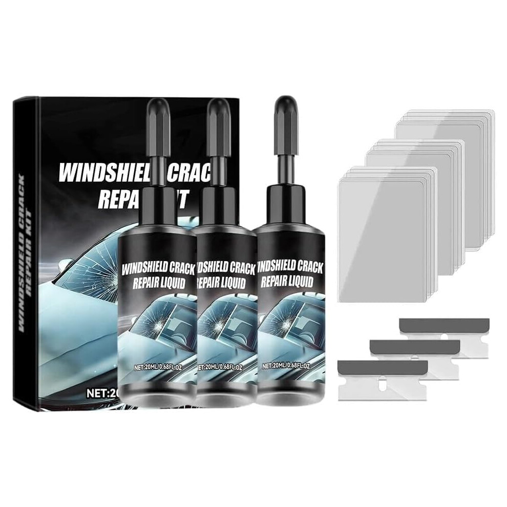 (-, 3Pcs) Cracked Windshield Repair Kit Â Car Windscreen Tool For Fixing Chips 5437707052455