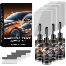 (4PCS, -) Kit Verre Fissures Disparues – Réparation Pare-Brise Premium pour Impacts & Fissures