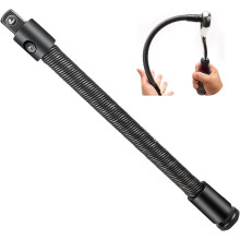 (35cm/13.8inch, -) Elastyczna przedłużka nasadowa 1/2" – sprężynowy trzonek 9.8/13.8 cala do ciasnych miejsc