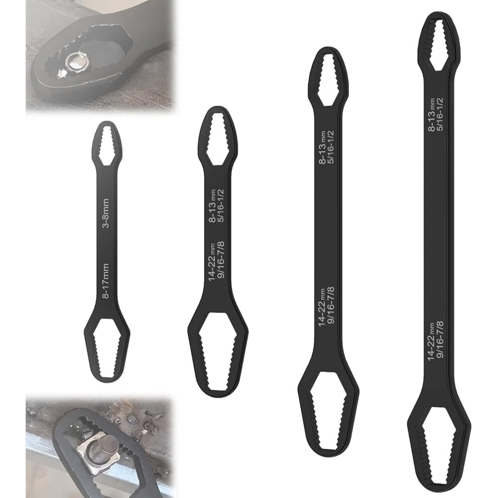 (-, 4Pcs) 4Pcs Double-Head Self-Tightening Wrench Â 3Mm-22Mm For Home Car Repair 5437707053599