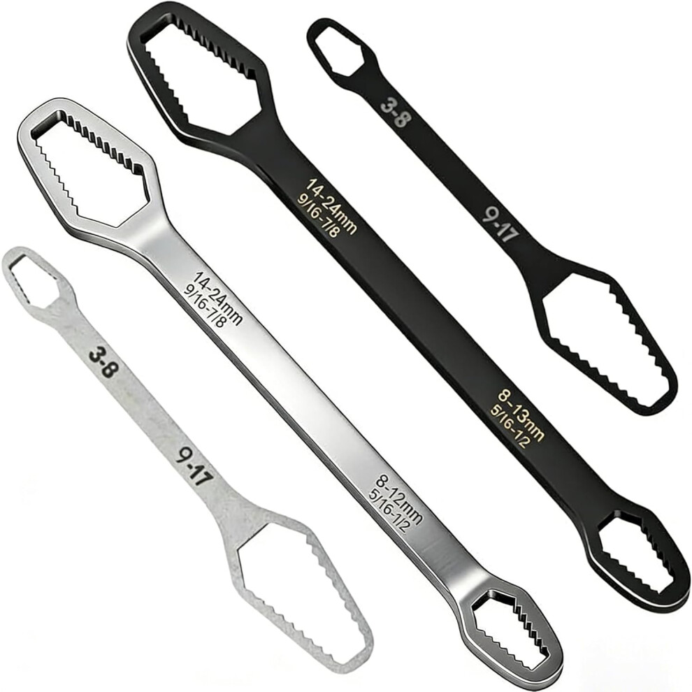 (4Pcs, -) 4Pcs Double-Head Torx Wrench Â 3-24Mm Self-Tightening For Automotive & Home 5437707052950