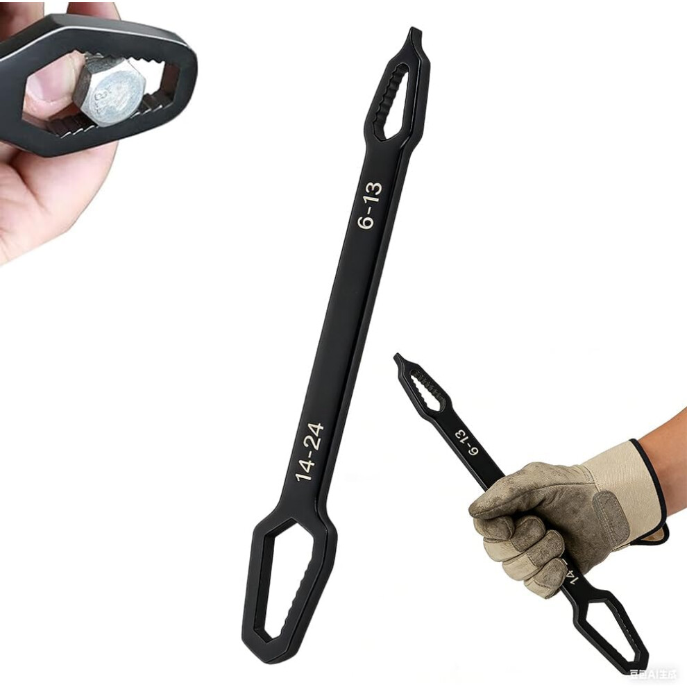 (Black, -) 8Â22Mm Double Ended Torx Wrench Â Self-Adjusting For Plumbing & Mechanical 5437707053049