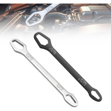 (Silver*1+black*1, -) Universele Torx Sleutel - 8-22mm Zelfvaststellend, Chroom Vanadium