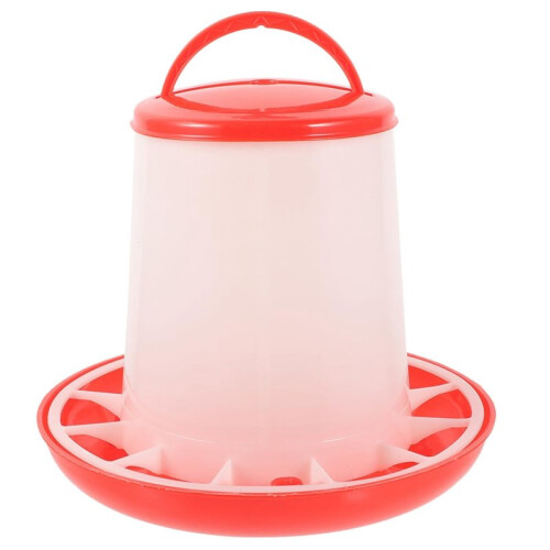 Balde Automático de 6 Kg para Alimentação de Galos, Galinhas, Aves, Codornas e Pombos.