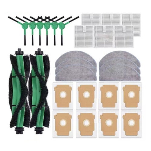 Compatible for   Combo Essential / 2 Essential /  105 Combo Main Side Brush Hepa Filter Mop Dust Bag