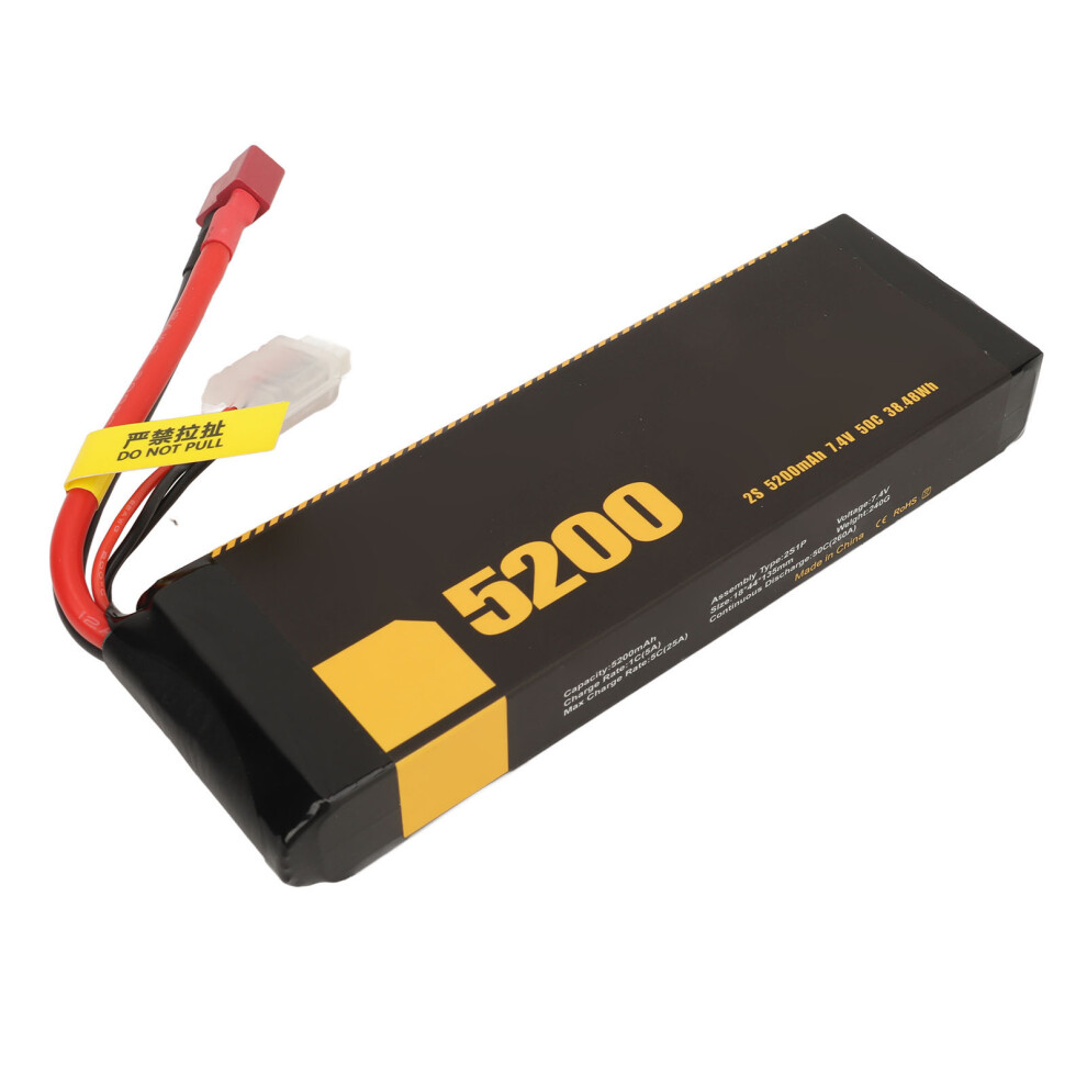 7.4V 2S 5200Mah 50C Lipo For Rc Cars 7293282417649