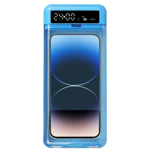 Portable  Auto Phone Timer Lock Box with Timer 99 Hours Self Control TimerLocker for Kids Students Focus Back
