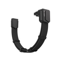 600W 12+4pin GPU Power Extension Cable 16pin  Card Adapter Cable 90-Degree for 40 50  Card, STD Black