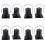 Solar Hanging Display Motor Rotating Small Motor Solar  Wind Spinner Motor Multi-Purposes Rotatable Hook 8Pcs 1