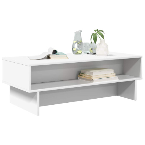 VidaXL vidaXL Coffee Table White 100 x 46 x 35 cm Engineered Wood 2