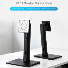 VESA Mount Desktop Monitor Stand for 21.5" - 27" Monitors 75x75mm 100x100mm VESA Mounting Holes Multi-Angle Adjustable