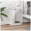 VidaXL vidaXL End Table White 35 x 25 x 50 cm Engineered Wood 4