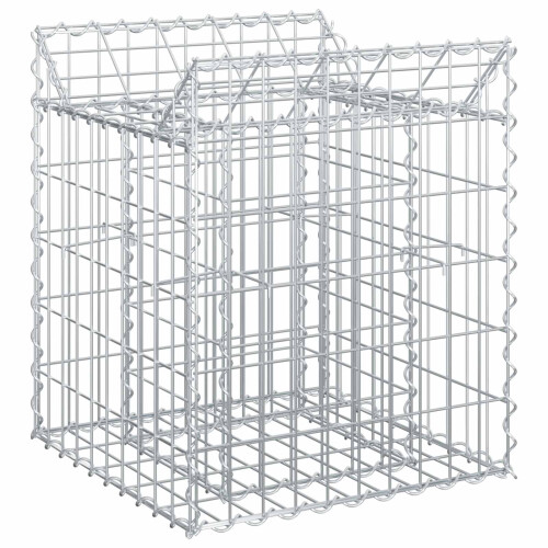 VidaXL vidaXL Gabion Raised Bed Silver 1