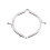 30 Metal Frames Snap Clasp Arch Pattern Coin Style Purse Silver 2