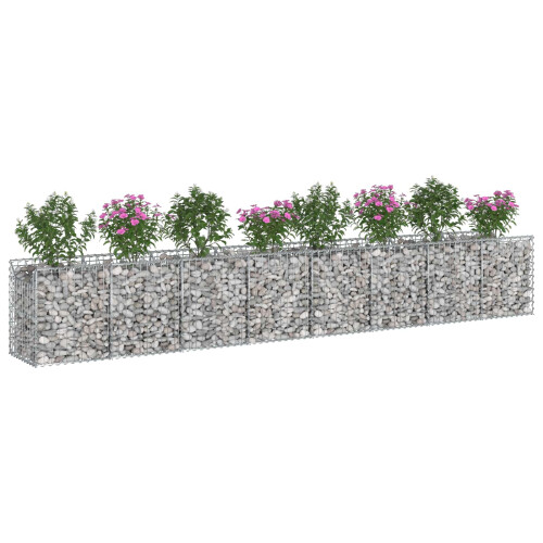 VidaXL vidaXL Gabion Raised Bed 2 pcs Silver 2