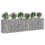 VidaXL vidaXL Gabion Raised Bed 2 pcs Silver 3